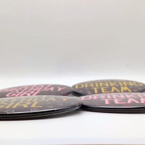 21st Birthday Button | 21st Birthday Girl Pin | Drinking Team | Funny 21 Birthday Party Favor image 3