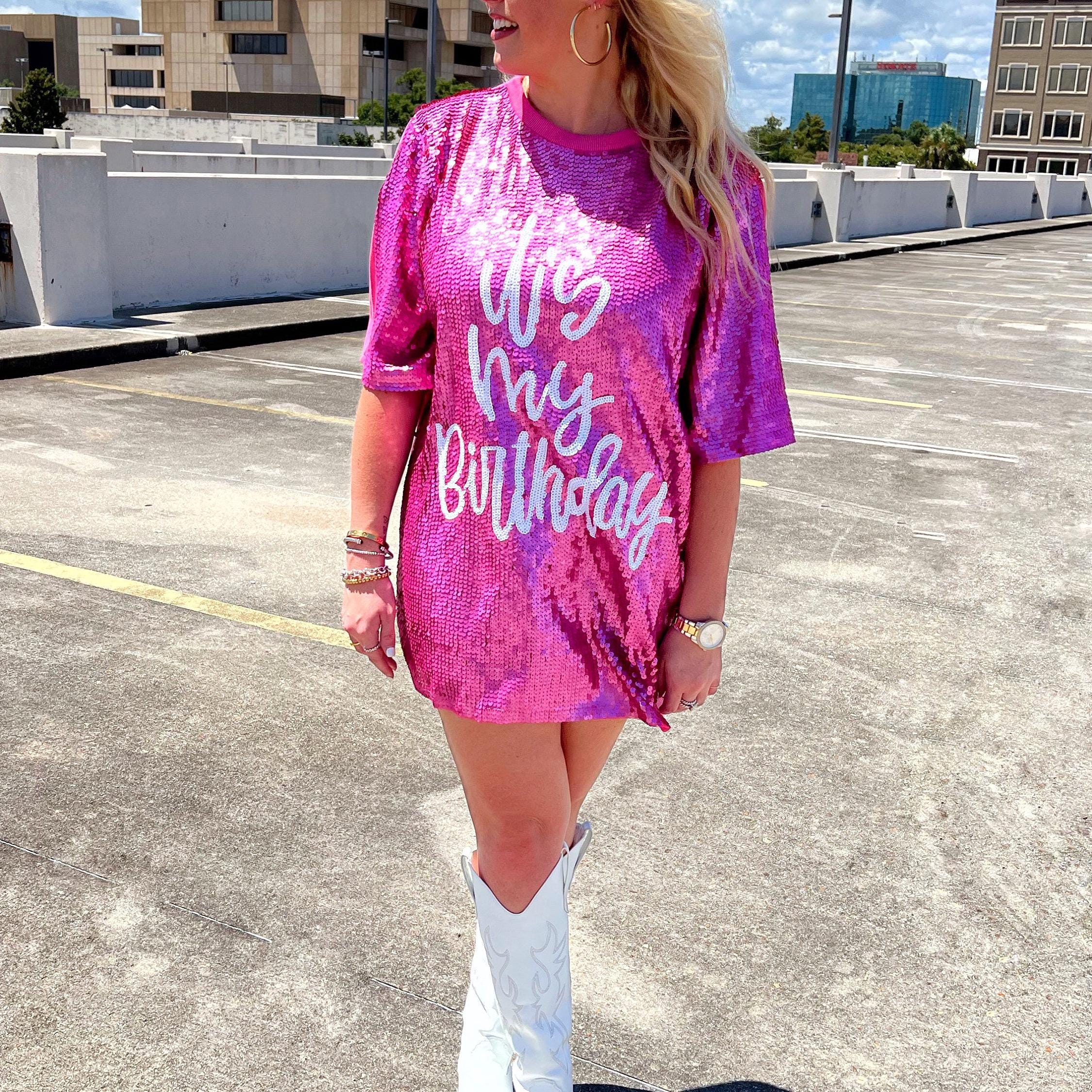 Birthday t shirt dress sale