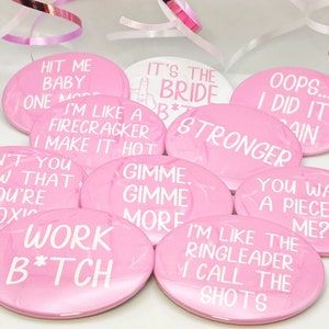 Britney Spears Bachelorette Buttons | Britney Spears Merch, Fun Britney Party Decor – It’s Britney Bach