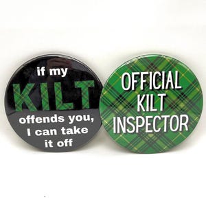 St Patricks Day Buttons | Kiss Me Im Irish | Shamrocks & Clover Design Pin | Bad and Boozy Lucky in Love Gifts image 6