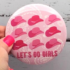 Cowgirl Bachelorette Buttons | Last Rodeo Disco Cowgirl Pins | Nashville Bach Bachelorette Outfit Accessories image 6