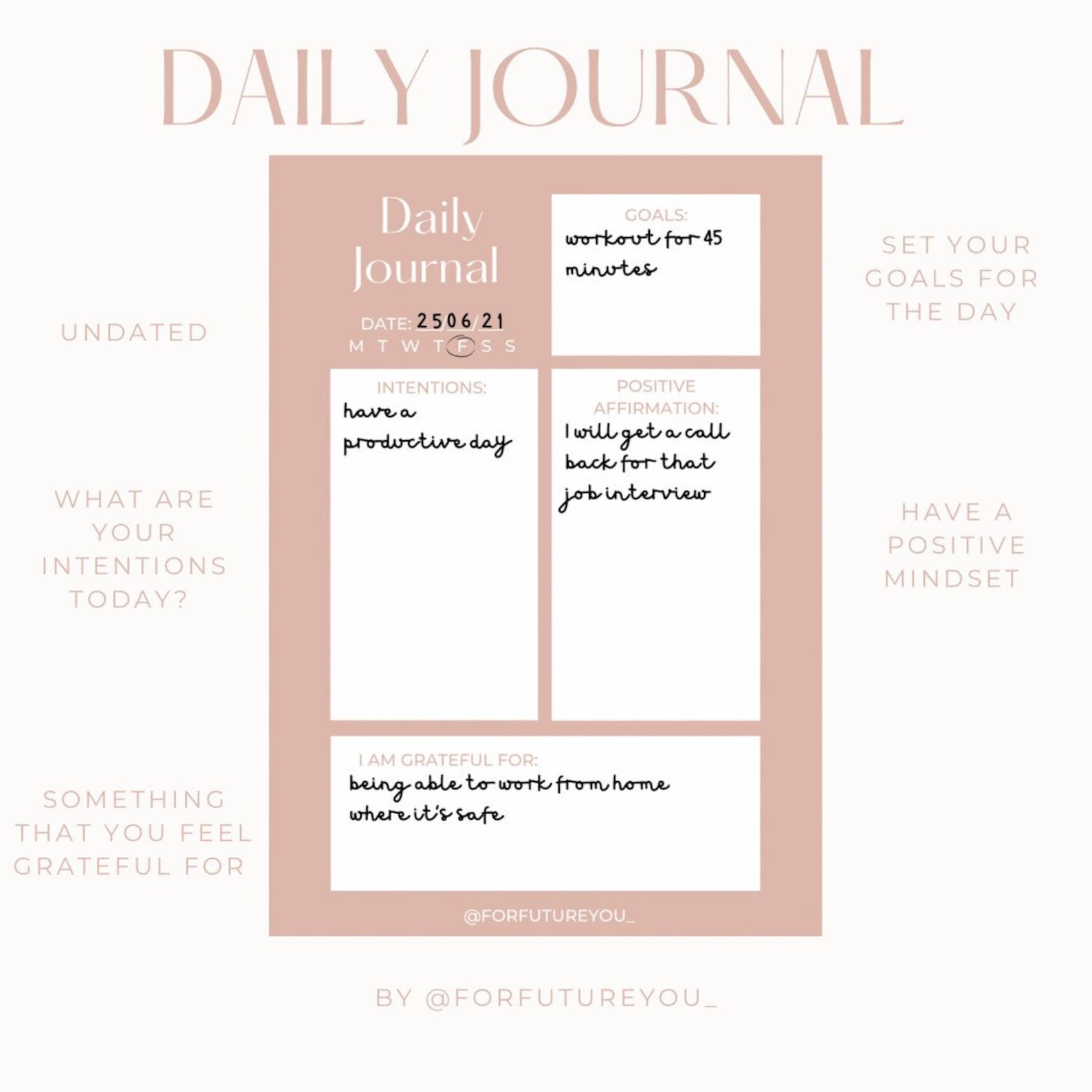 Digital Daily Journal Printable Downloadable & Editable PDF Etsy Digital Daily Journal Printable Downloadable & Editable PDF Etsy
