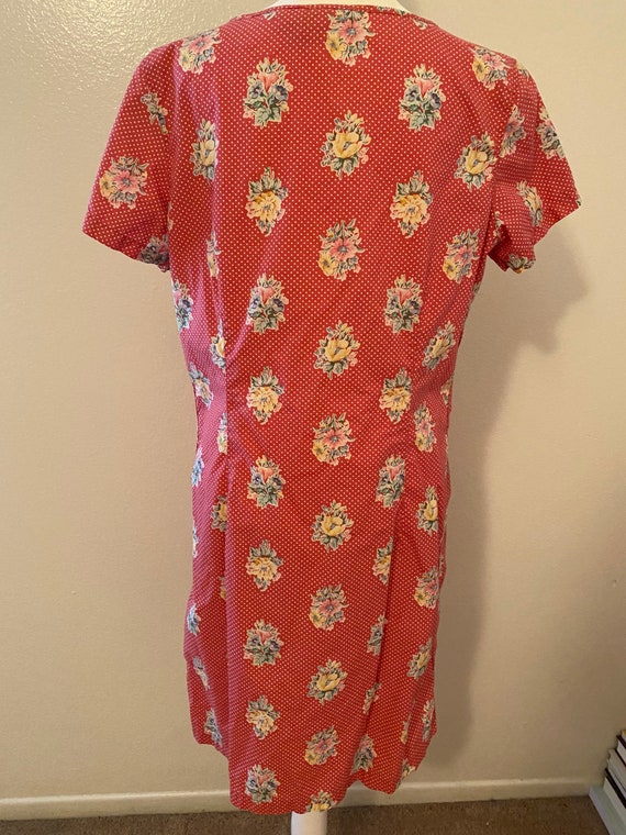 Vintage Liz Claiborne Floral shirt dress - image 5