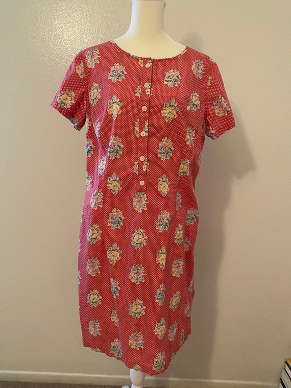 Vintage Liz Claiborne Floral shirt dress - image 3
