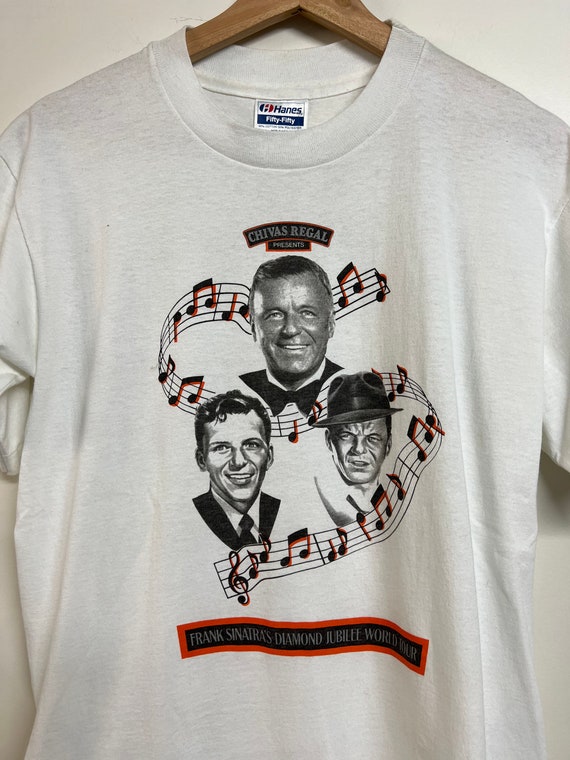 Vintage Frank Sinatra Rat Pack t shirt 80s