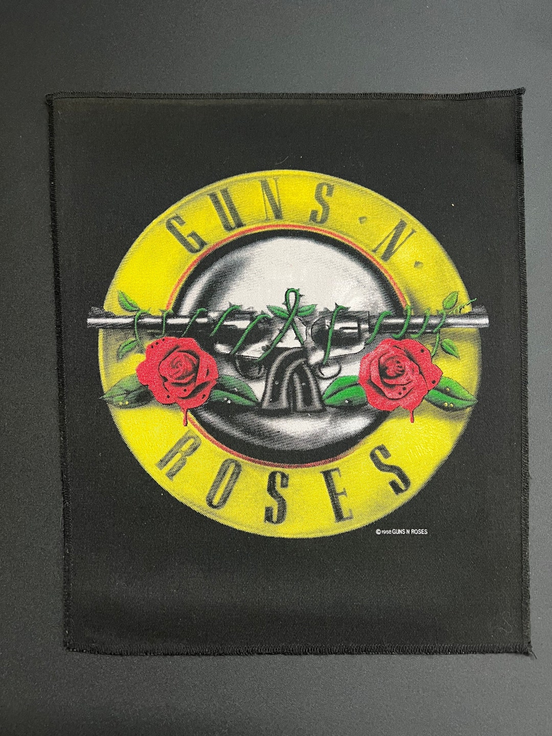 【希少】 Guns N' Roses ヴィンテージ バックパッチ Vintage 80s Guns N Roses Licensed Back Patch Denim Jacket Costume
