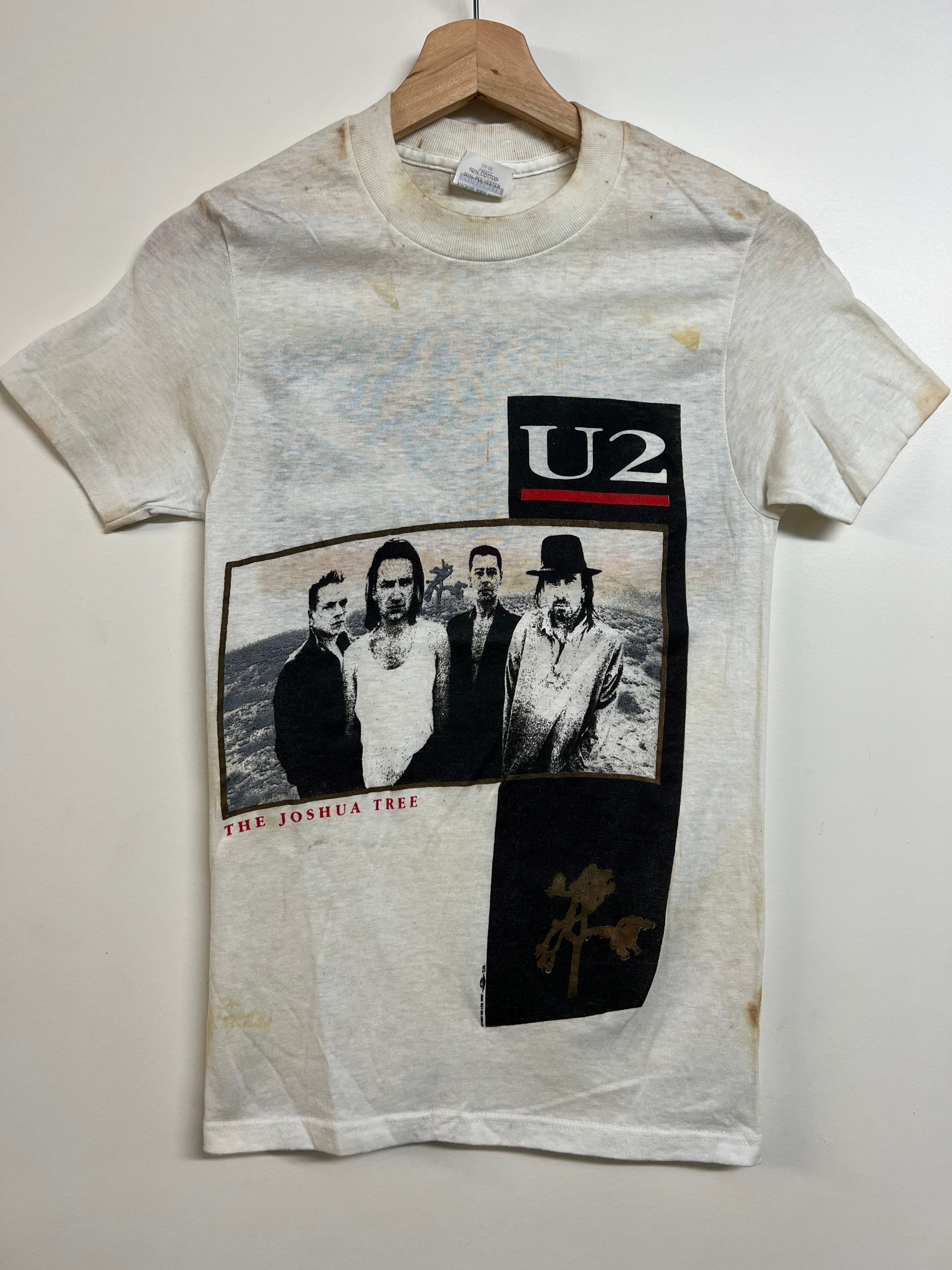 Maglietta Ufficiale U2 The Joshua Tree - Rock Off Unisex (Taglia Large)