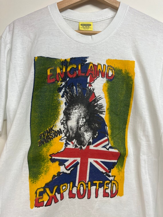Vintage 1980s The Exploited shirt punk rock band t