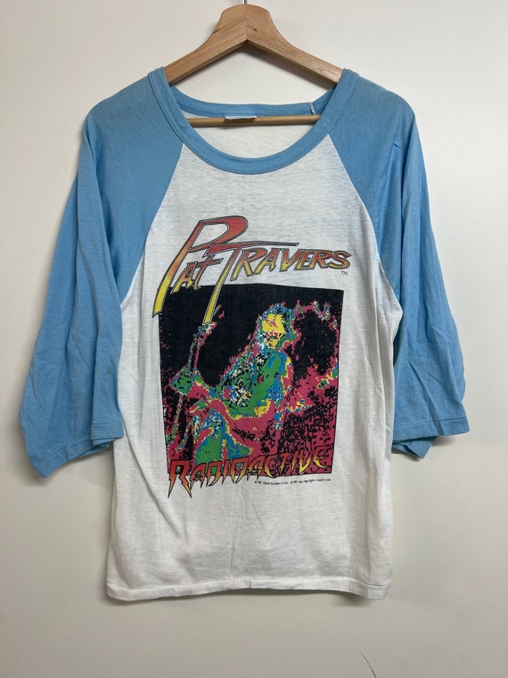 Vintage 1981 Pat Travers concert tour Raglan rock… - image 1