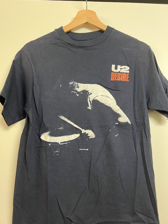 Vintage 1980s U2 Concert Band Tour T Shirt Desire - Etsy