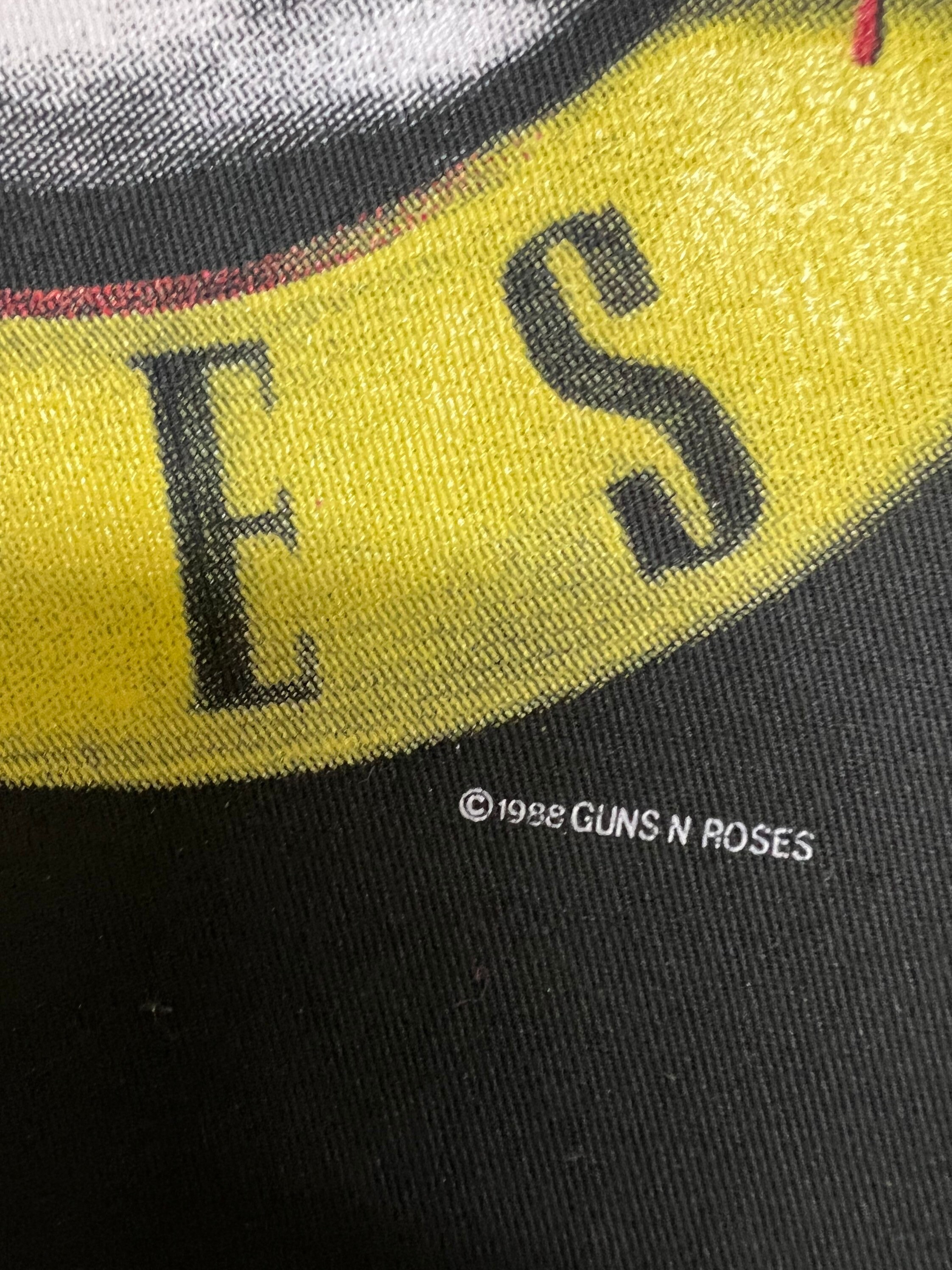 Vintage 80s Guns N Roses Licensed Back Patch Denim Jacket Costume Vintage 80s Guns N Roses Licensed Back Patch Denim Jacket Costume