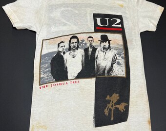 【80's】 U2 JOSHUATREE USA TOUR 87's Tee Vintage 80's U2 Joshua Tree 1987 Concert Tour band tee T
