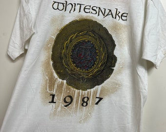 2022発売 希少 ビンテージ 1987 WHITE SNAKE ノースアメリカツアーT