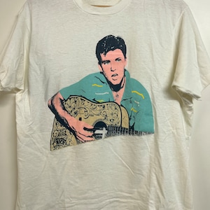 Vintage Ricky Nelson camiseta de los 80 lonesome town pop art rare