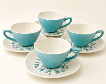 Midwinter Stylecraft Cup & Saucer Quite Contrary, Cassandra - Etsy