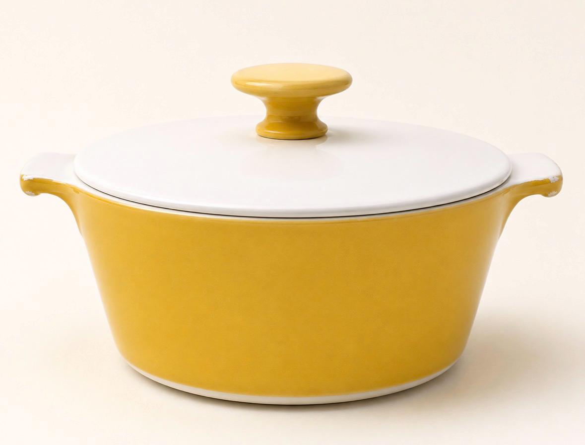 Vintage Corning Ware Butterscotch Buffet Series Casserole Dish