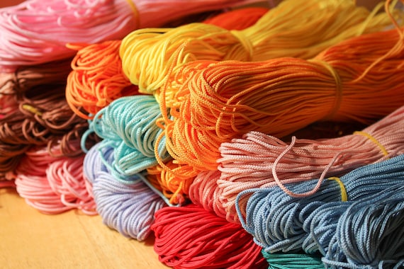Kpop Demon Hunters Korean Cord – 2mm Polyester Knot Cord for Macrame, Jewellery, DIY Bracelet