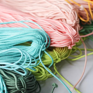 1mm Polyester Knot Cord – for Korean Traditional Crafts, Macrame, Jewellery Making, DIY Bracelet