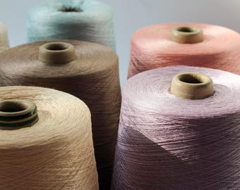 Moi Spun Silk Yarn: Bardzo cienka japońska nić tkacka