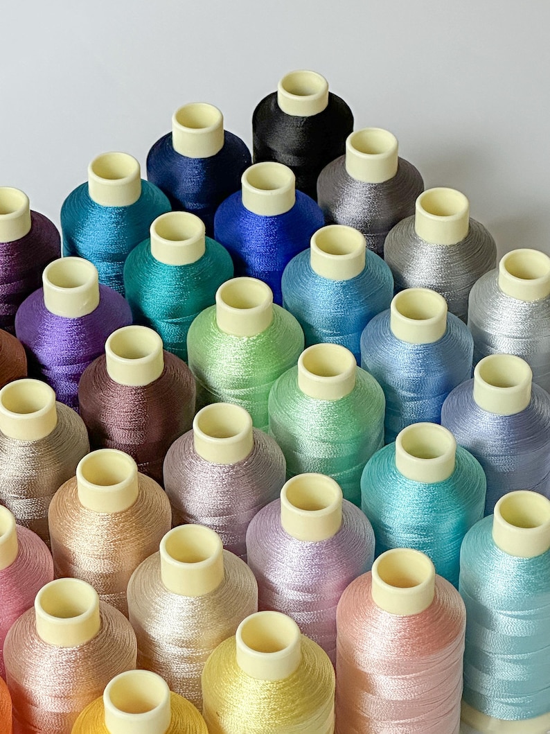 Embroidery Thread Silky Rayon – Tassel & Norigae Making Cone, 1000m ...