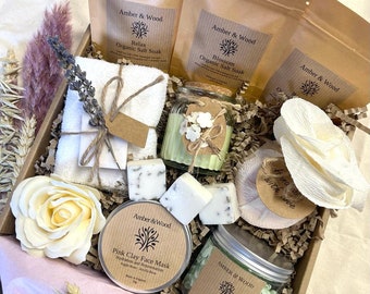 NEW MUM Spa Gift Box, Artisan Pamper Hamper, Vegan Friendly, First Time Mum, Maternity Present, Hug In A Box **