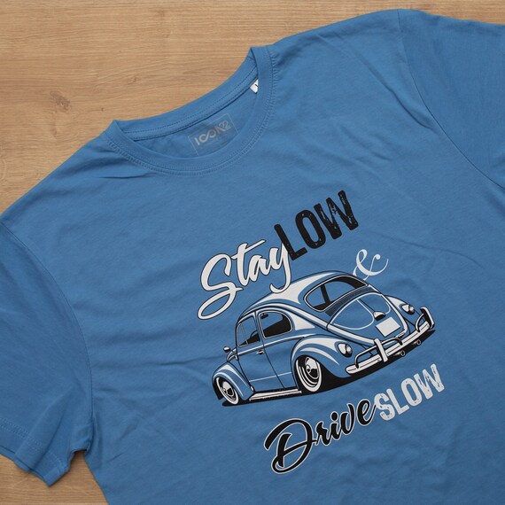 Volkswagen Beetle T-shirt blue | Etsy 