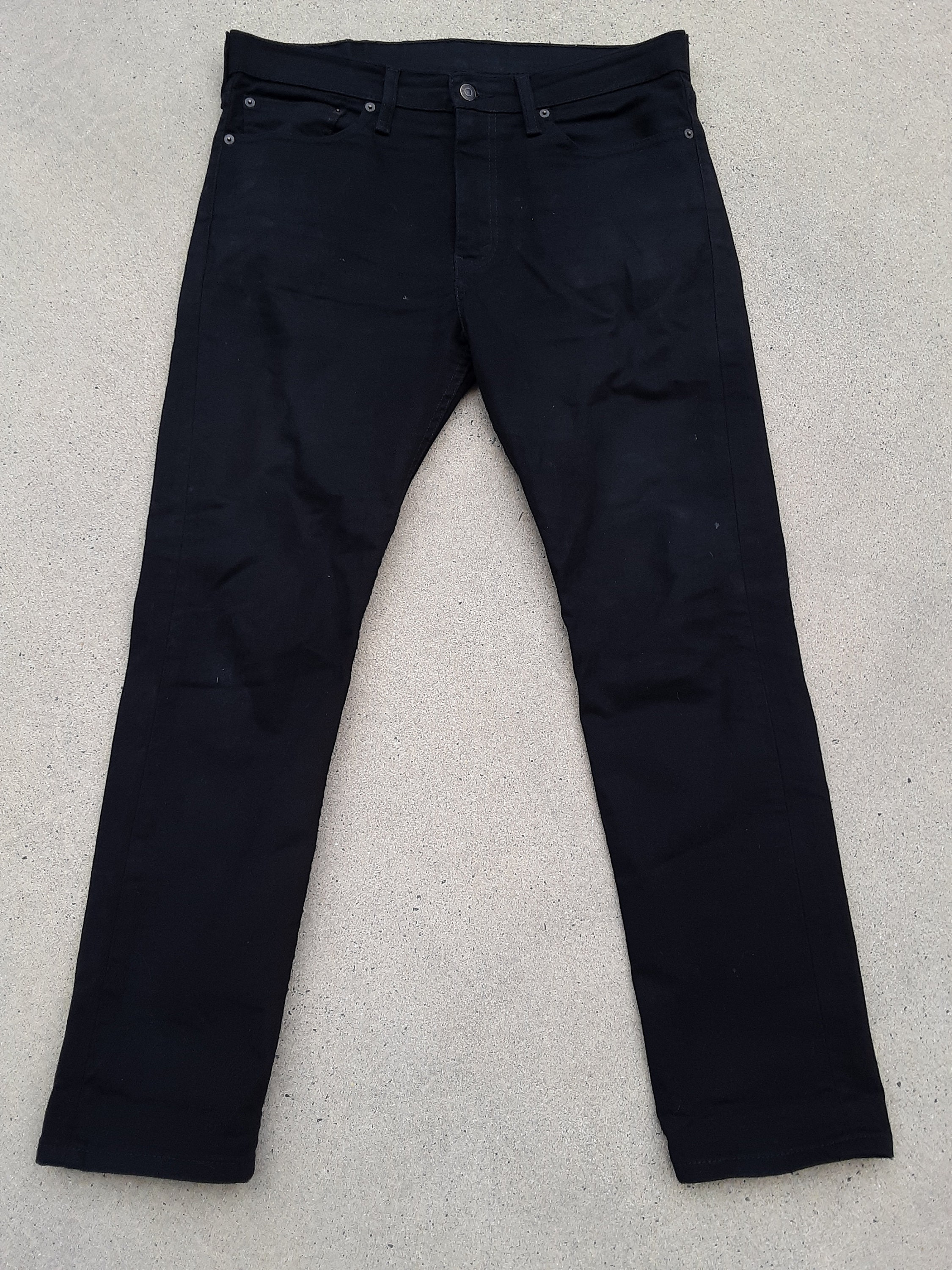 Levi's Slim fit Black Denim Jeans 34x29 | Etsy