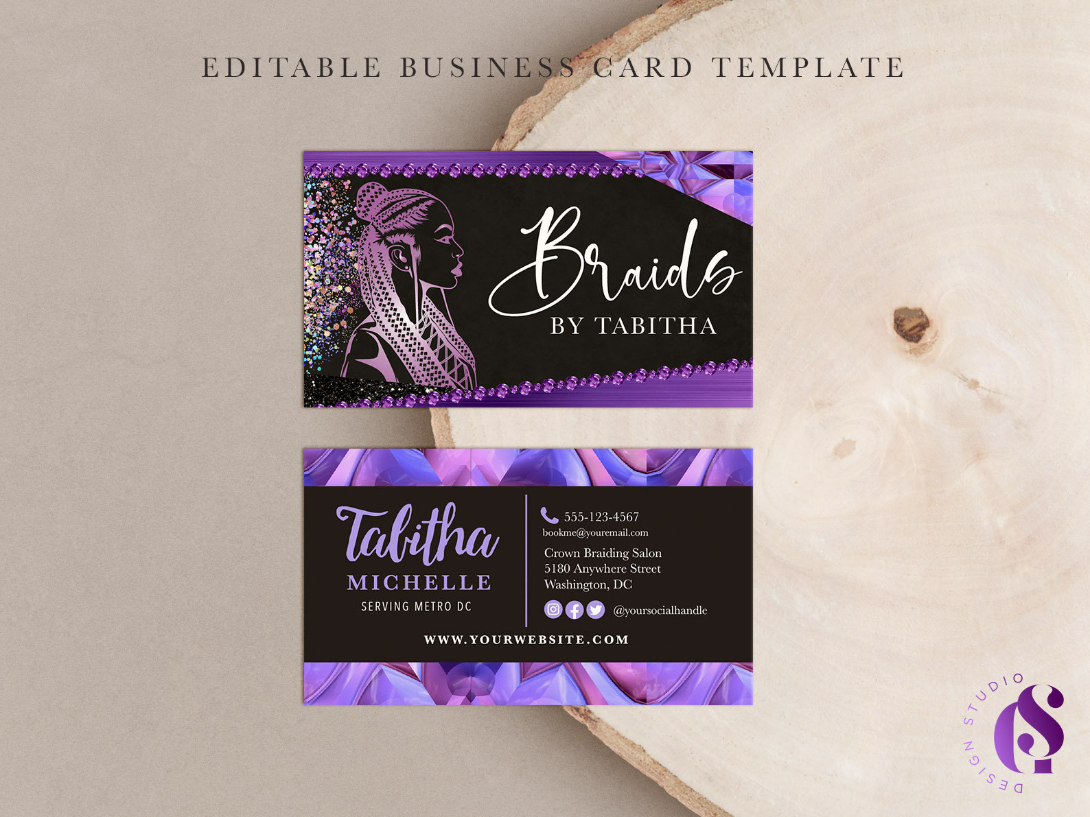 Hair Business Card - Etsy