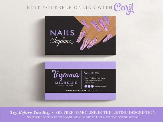 Custom Business Cards - Double Sided Printing, Add Your Logo & Design (100, 200, 500, 1000 Qty)
