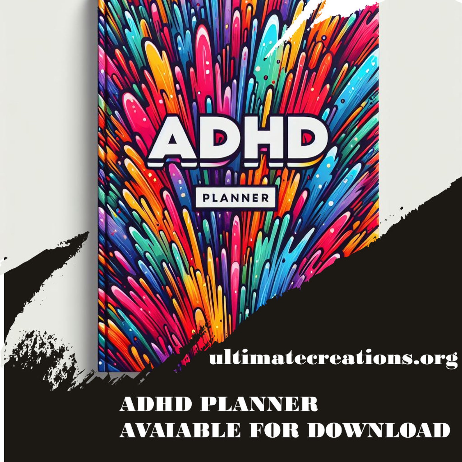 ADHD Planner Digital Download Etsy