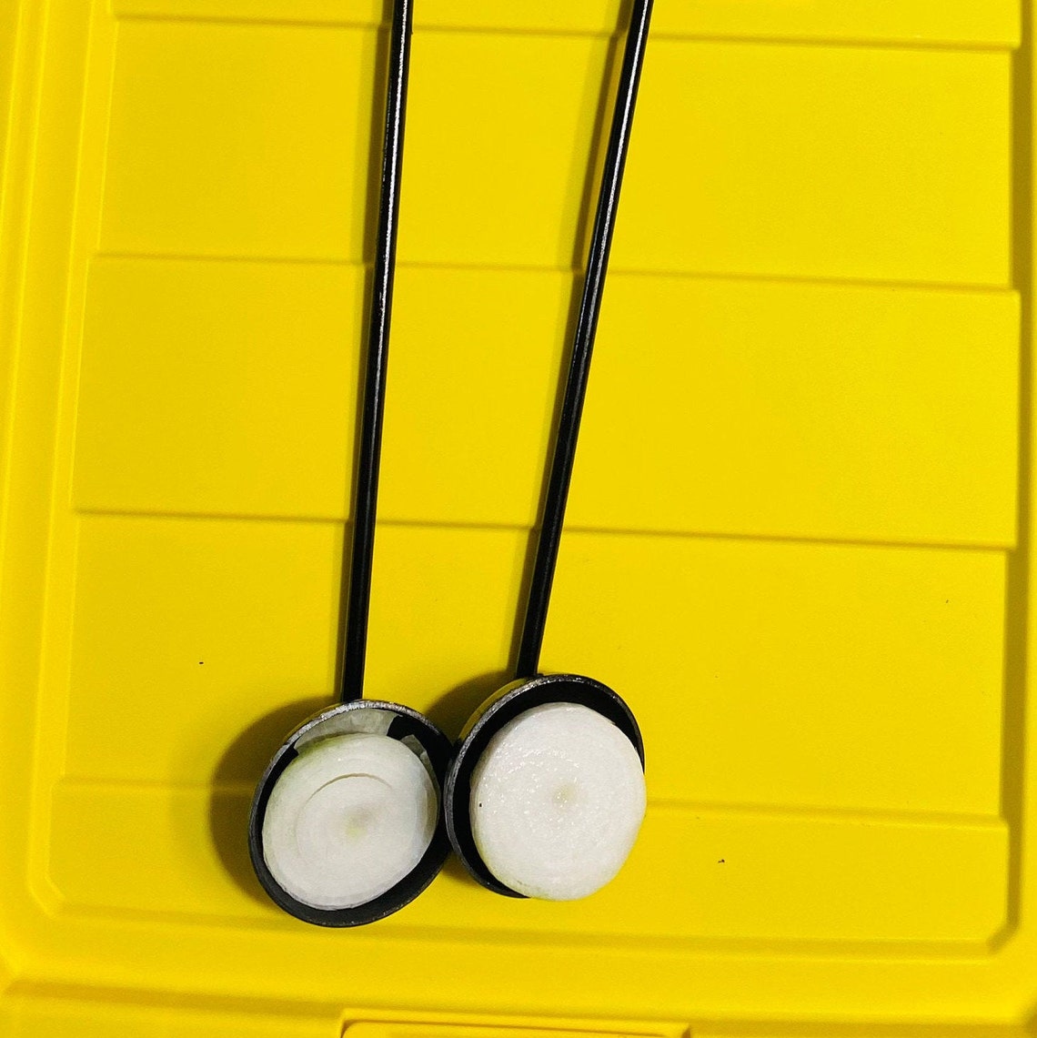 Bbq Tool Cebollero Grill Onion Holder 22 Inch Black Etsy