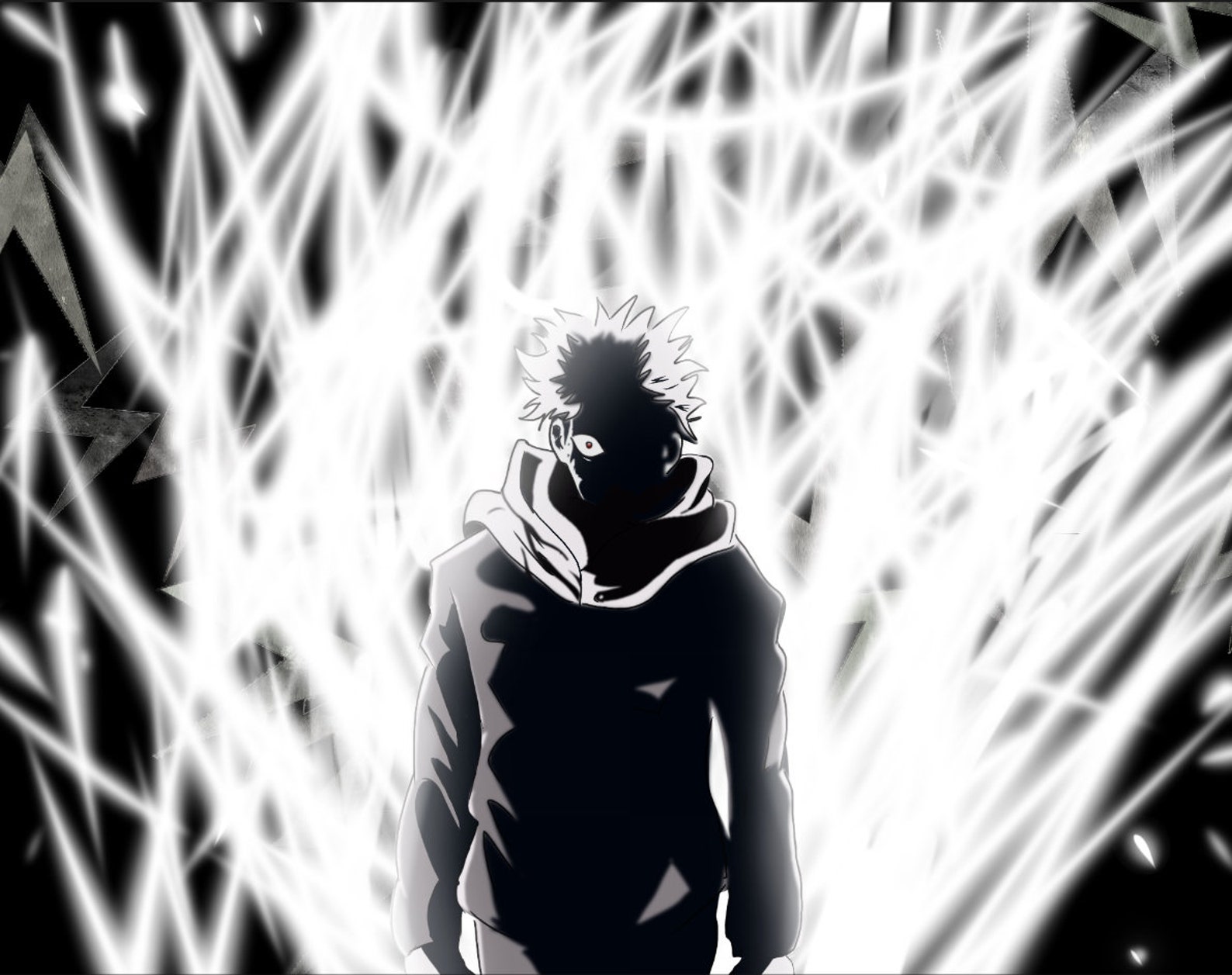 Itadori rage print Jujutsu Kaisen Anime poster | Etsy