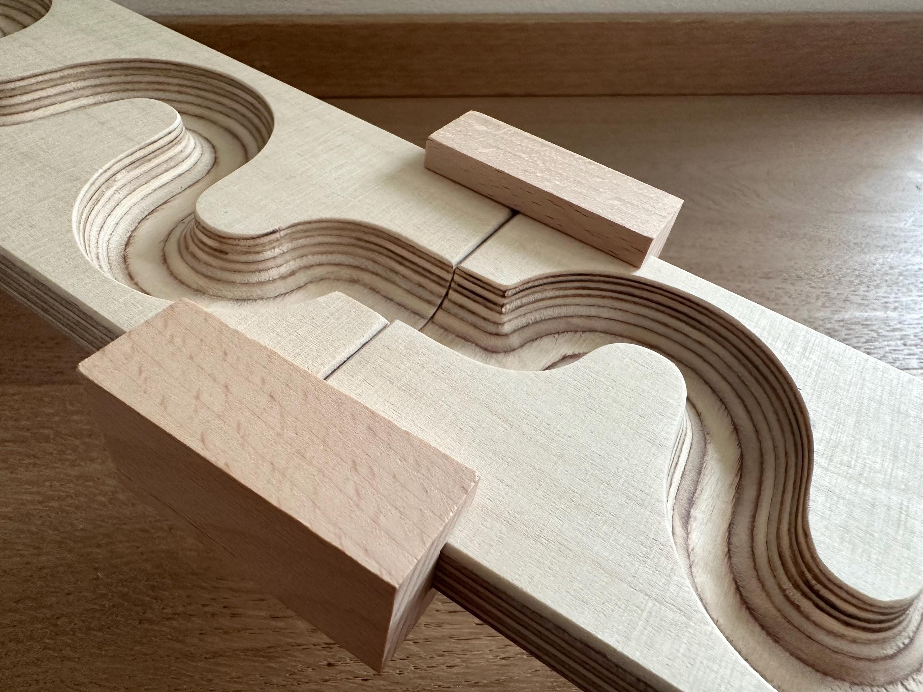 Run Plate 2 Marble Run Plates Set 60 Cm Long Marble Run Including Connector Glass ...