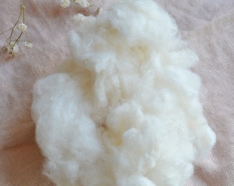 Organic Cotton for Spinning, Spinnin fiber, Natural cotton, Organic Cotton fiber for spinning, Felting or crafts, Organic fibers