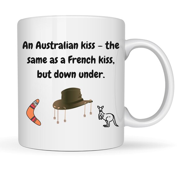 Australian Kiss Mug Funny Jokes Mug Funny Coffee Mug Funny - Etsy Australian Kiss Mug Funny Jokes Mug Funny Coffee Mug Funny - Etsy
