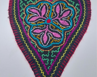 Shipibo Conibo Embroidered Tapestry