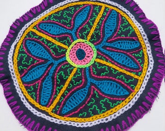 Shipibo Conibo Embroidered Tapestry