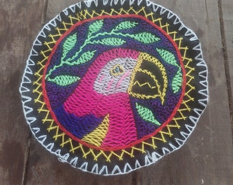 Shipibo Conibo Embroidered Tapestry