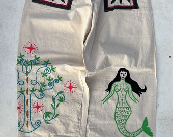 Shipibo Conibo Embroidered Pants