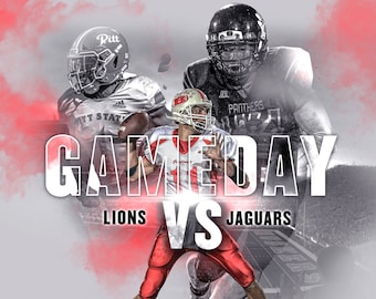 Conjunto de plantillas de Photoshop para pósters deportivos: feed e historia de Instagram, banner de Facebook, tamaño imprimible