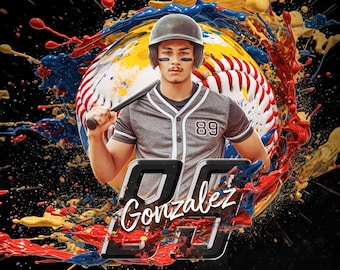Softball Poster Template: Senior Night Banquet Gift (Digital Download)