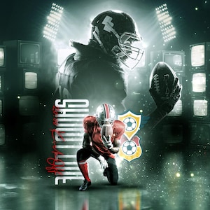 Sjabloon Photoshop Sport-poster, digitale sportachtergrond, achtergrond, seniorenavond, banner, afdrukbaar