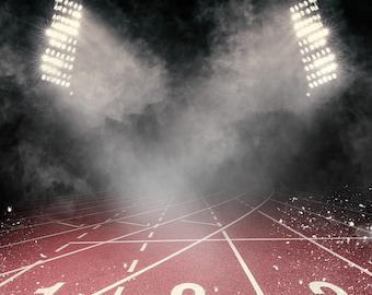 Track and Field Photoshop Backgrounds: Sports Overlay (Digital Download)