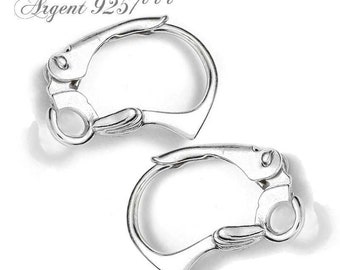 Diy bijoux supports pour boucles d'oreilles en argent 925