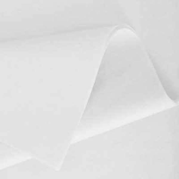 10 feuilles papier de soie, papier d'emballage blanche sans marquages, 50x65 cm, emballage cadeau, emballage alimentaire