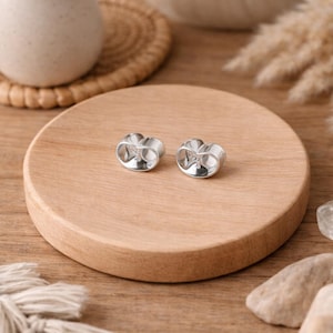 1 paire de poussoirs pour puces d'oreilles en argent 925