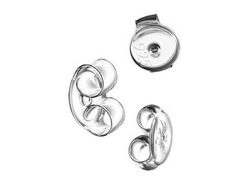 1 paire de poussoirs pour puces d'oreilles en argent 925