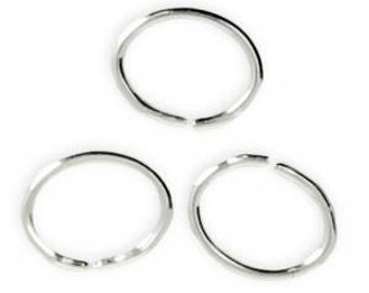 5 anneaux ouverts 5 mm pour DIY bijoux en argent sterling