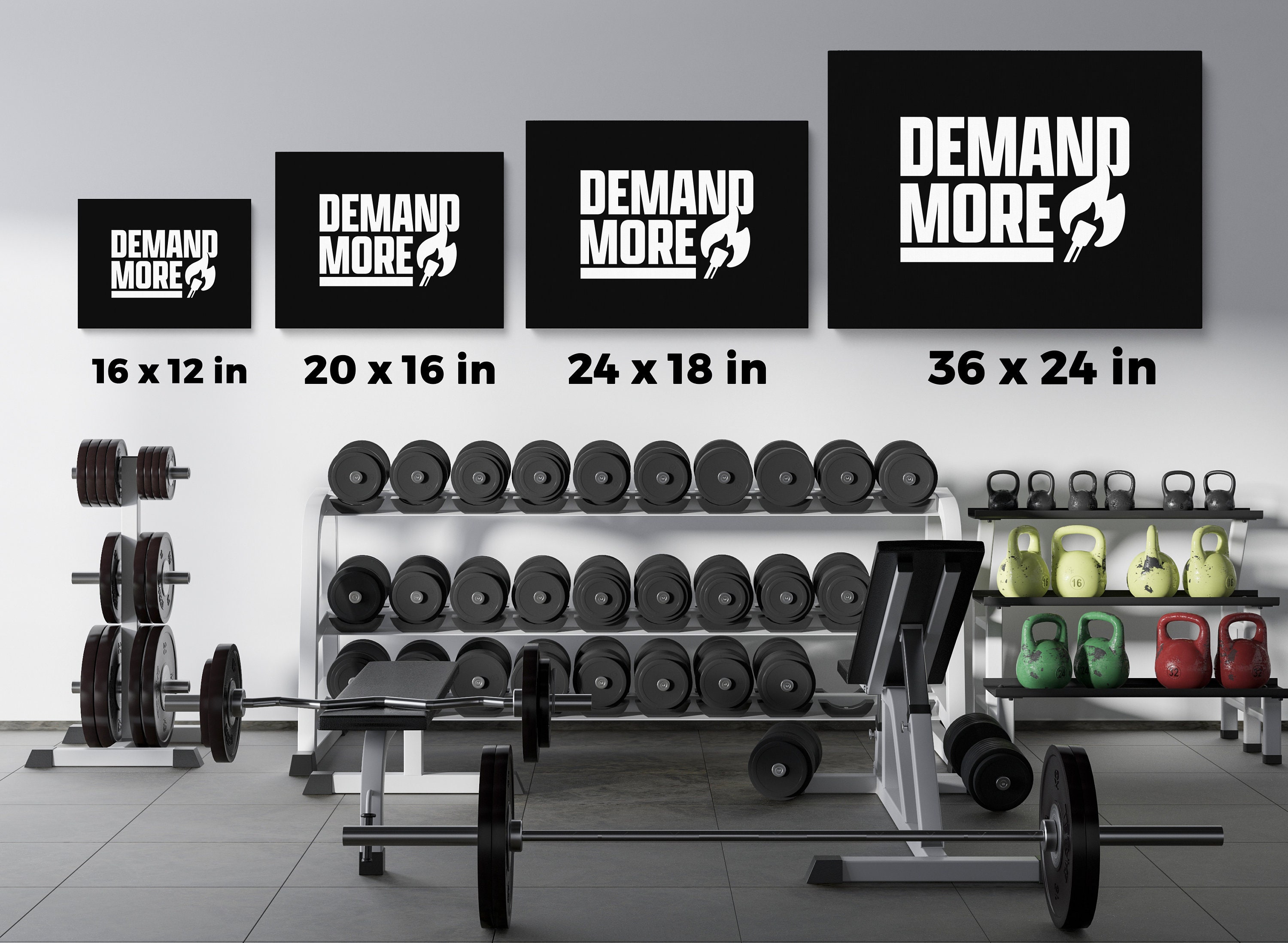 Vintage Blechschild Gym Rules - Motivierende Fitness Wanddekoration 30,5x40,6 Cm