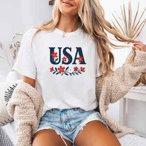 4th of July T-shirt, independence day, patriotic shirt, USA, 4th of July gift, summer gift, patriotic, red white and blue, America shirt